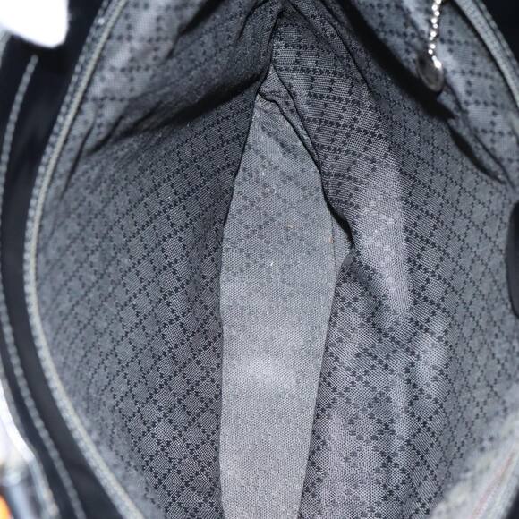 GUCCI Bamboo Hand Bag Nylon Black - Picture 11 of 16